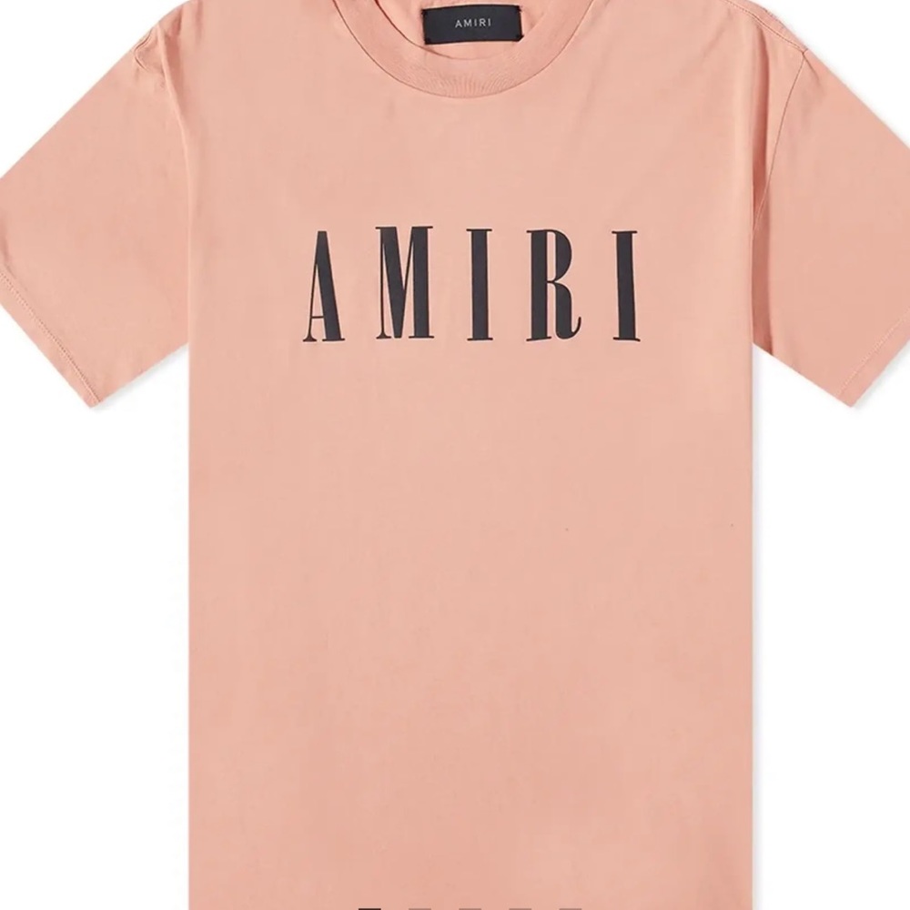 AMIRI Core Logo Tee Peach